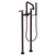 Newport Brass 1400-4263 East Square Exposed Tub & Hand Shower Set w/Risers