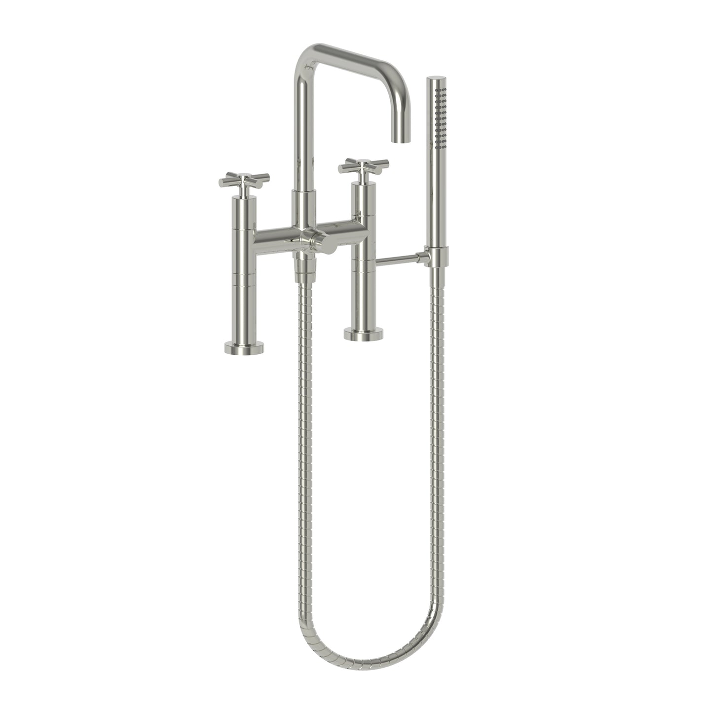 Newport Brass 1400-4272 East Square Exposed Tub & Hand Shower Set - Deck Mount