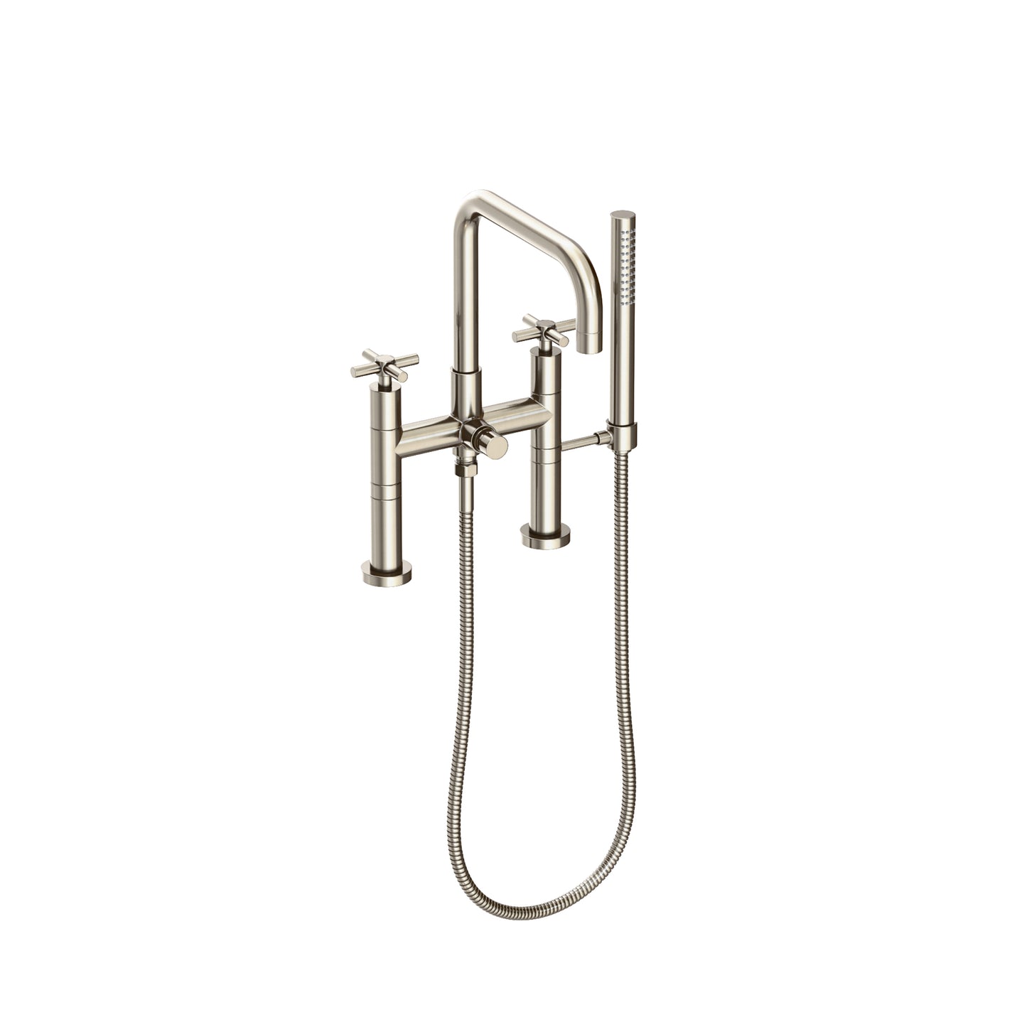 Newport Brass 1400-4272 East Square Exposed Tub & Hand Shower Set - Deck Mount