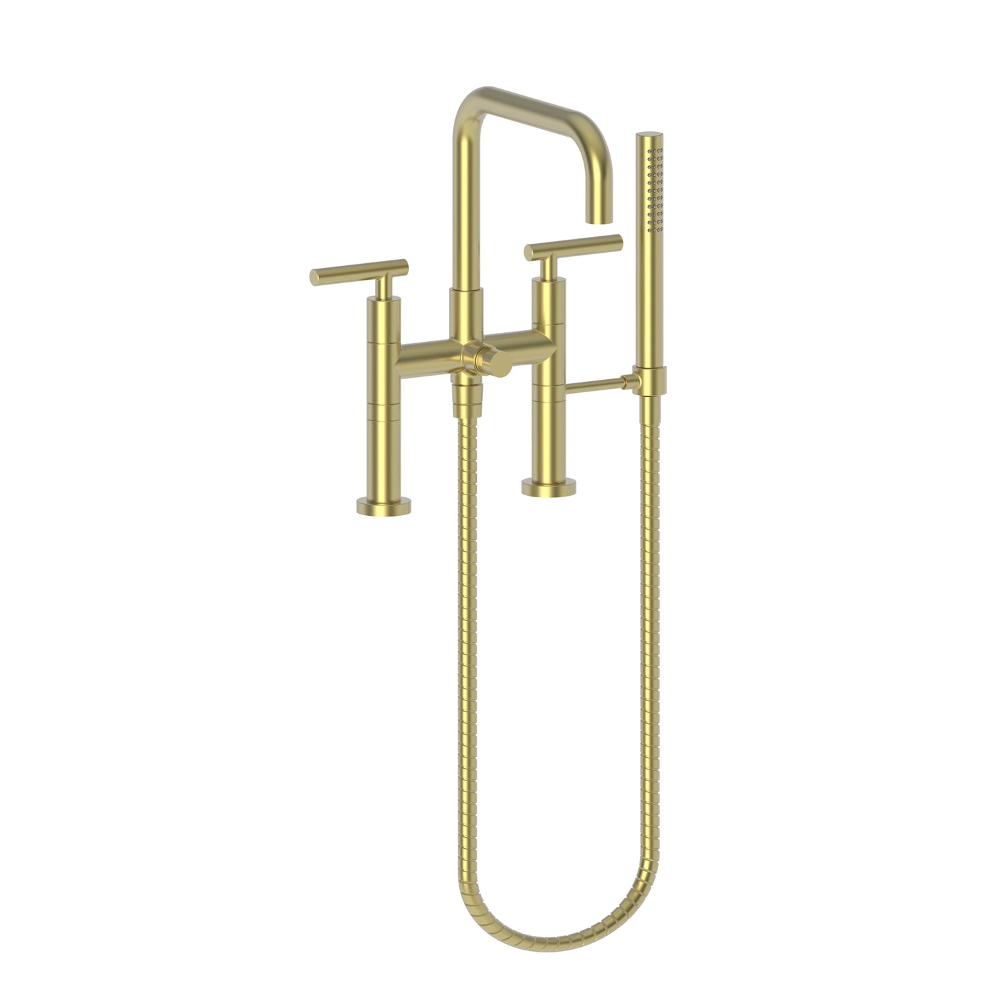 Newport Brass 1400-4273 East Square Exposed Tub & Hand Shower Set - Deck Mount