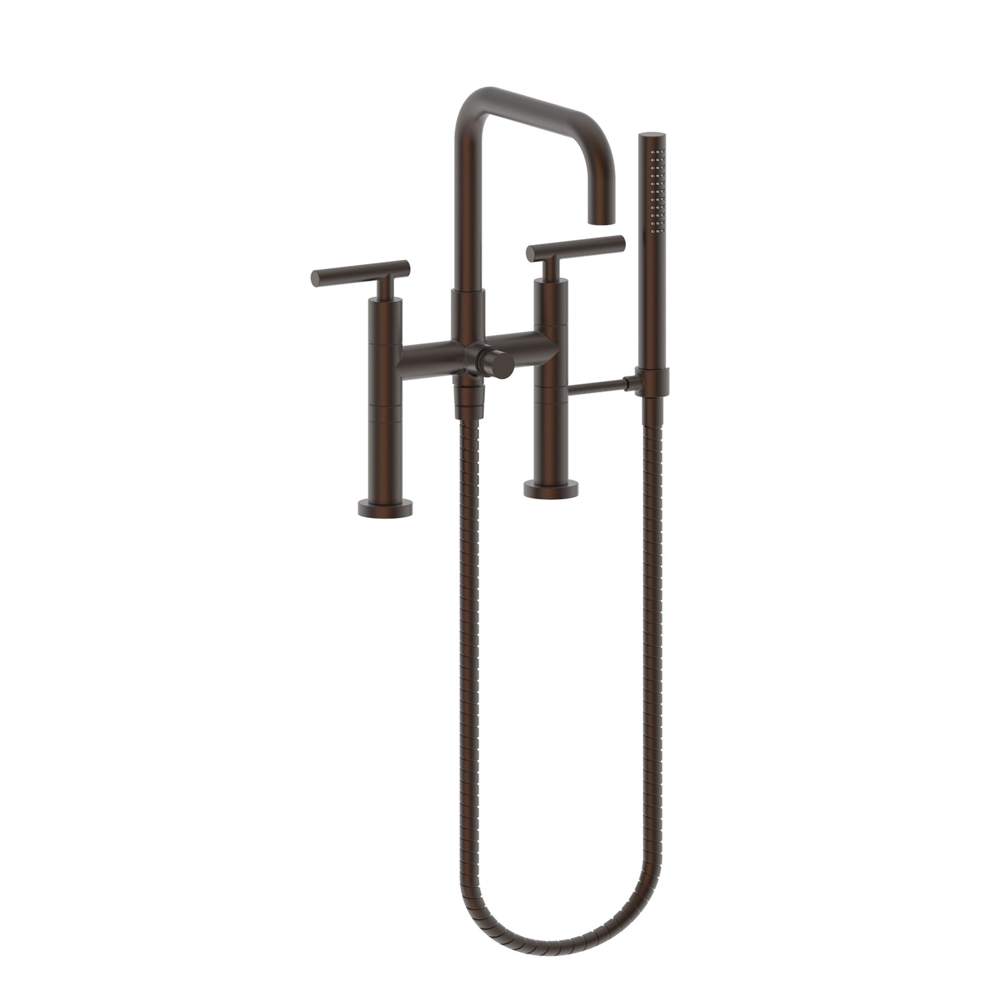 Newport Brass 1400-4273 East Square Exposed Tub & Hand Shower Set - Deck Mount