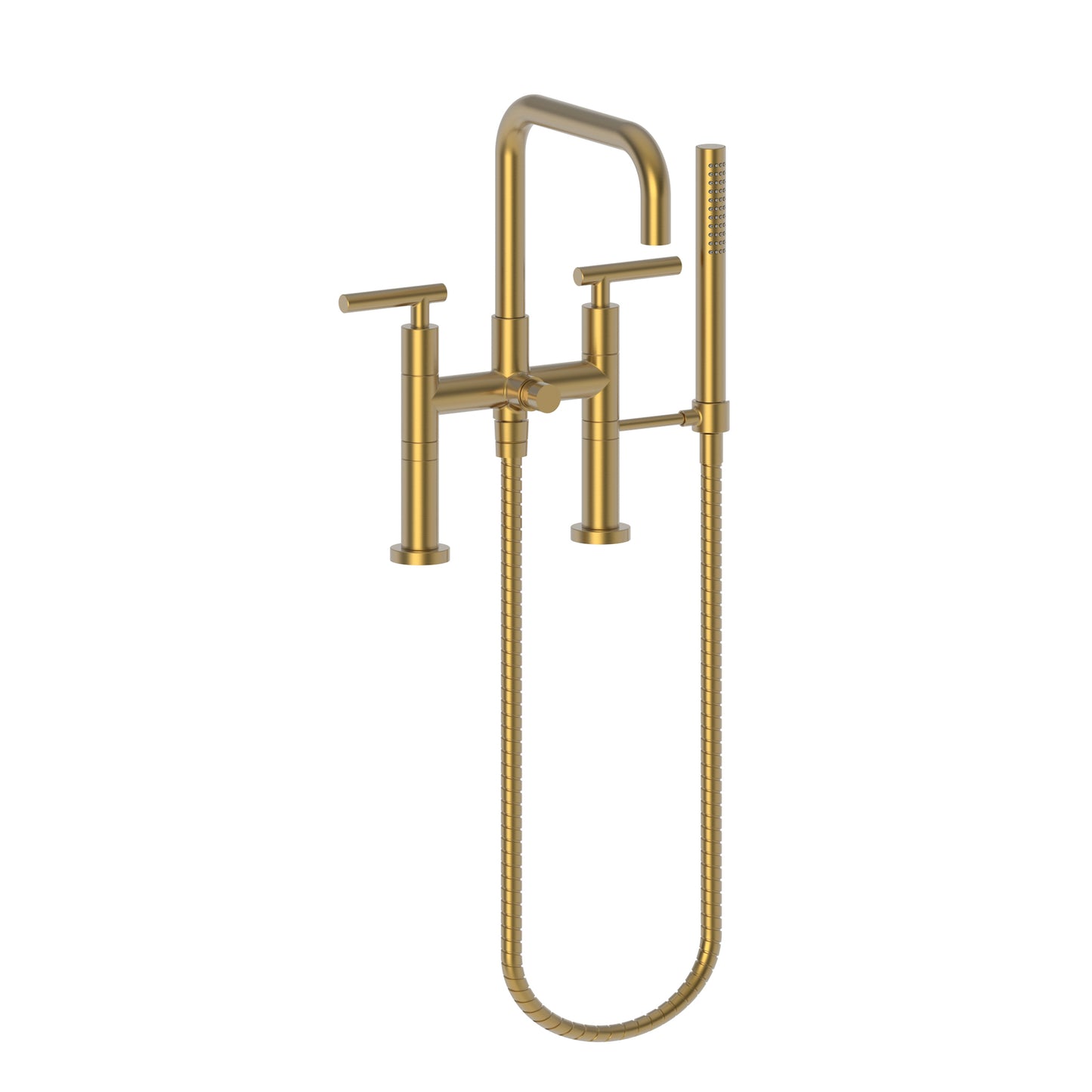 Newport Brass 1400-4273 East Square Exposed Tub & Hand Shower Set - Deck Mount
