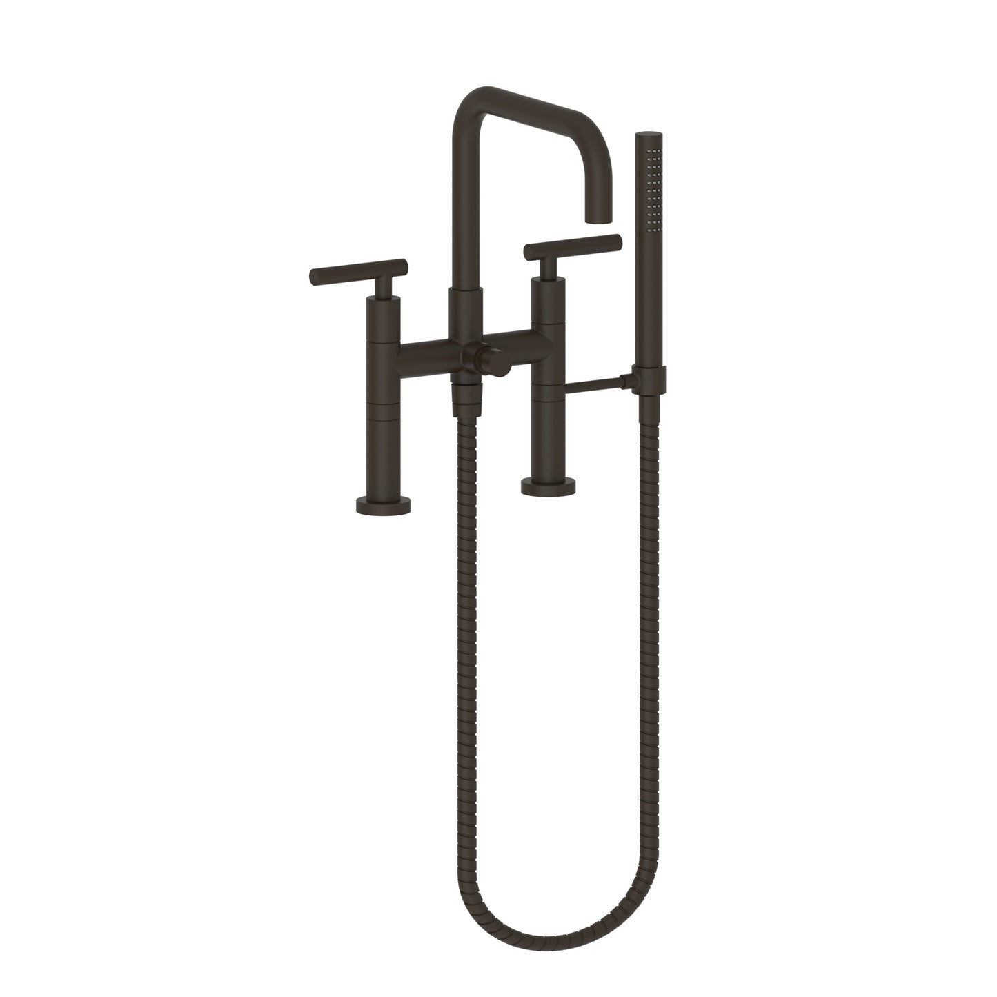 Newport Brass 1400-4273 East Square Exposed Tub & Hand Shower Set - Deck Mount