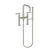 Newport Brass 1400-4273 East Square Exposed Tub & Hand Shower Set - Deck Mount