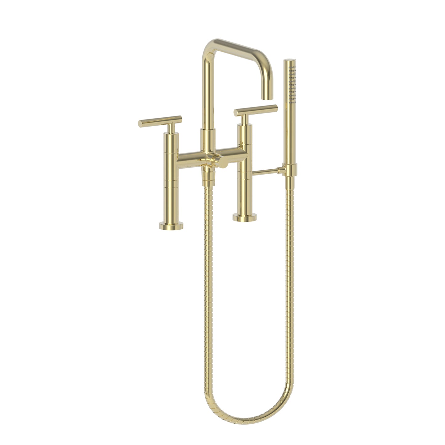 Newport Brass 1400-4273 East Square Exposed Tub & Hand Shower Set - Deck Mount