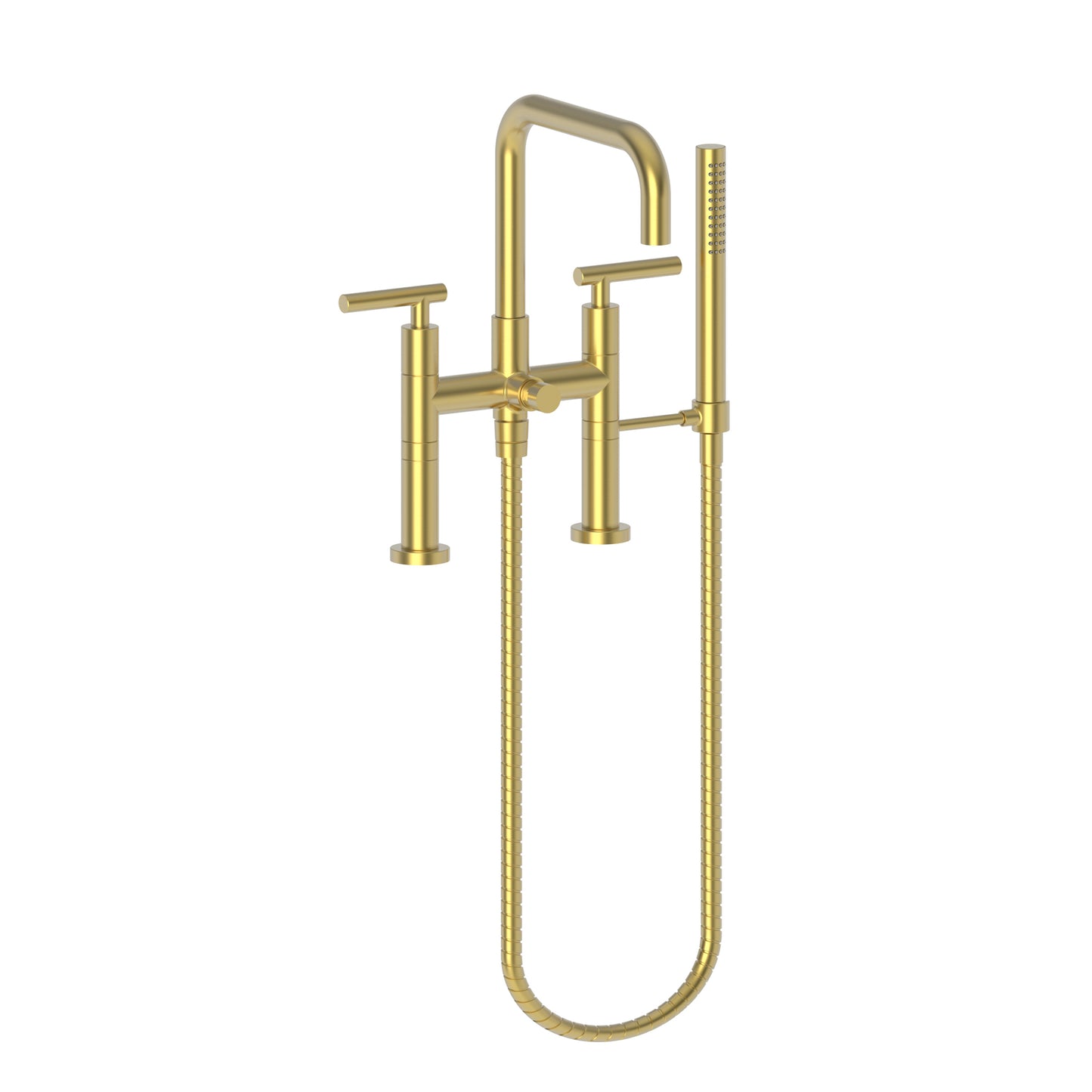Newport Brass 1400-4273 East Square Exposed Tub & Hand Shower Set - Deck Mount
