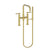 Newport Brass 1400-4273 East Square Exposed Tub & Hand Shower Set - Deck Mount