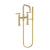 Newport Brass 1400-4273 East Square Exposed Tub & Hand Shower Set - Deck Mount