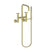 Newport Brass 1400-4282 East Square Exposed Tub & Hand Shower Set - Wall Mount