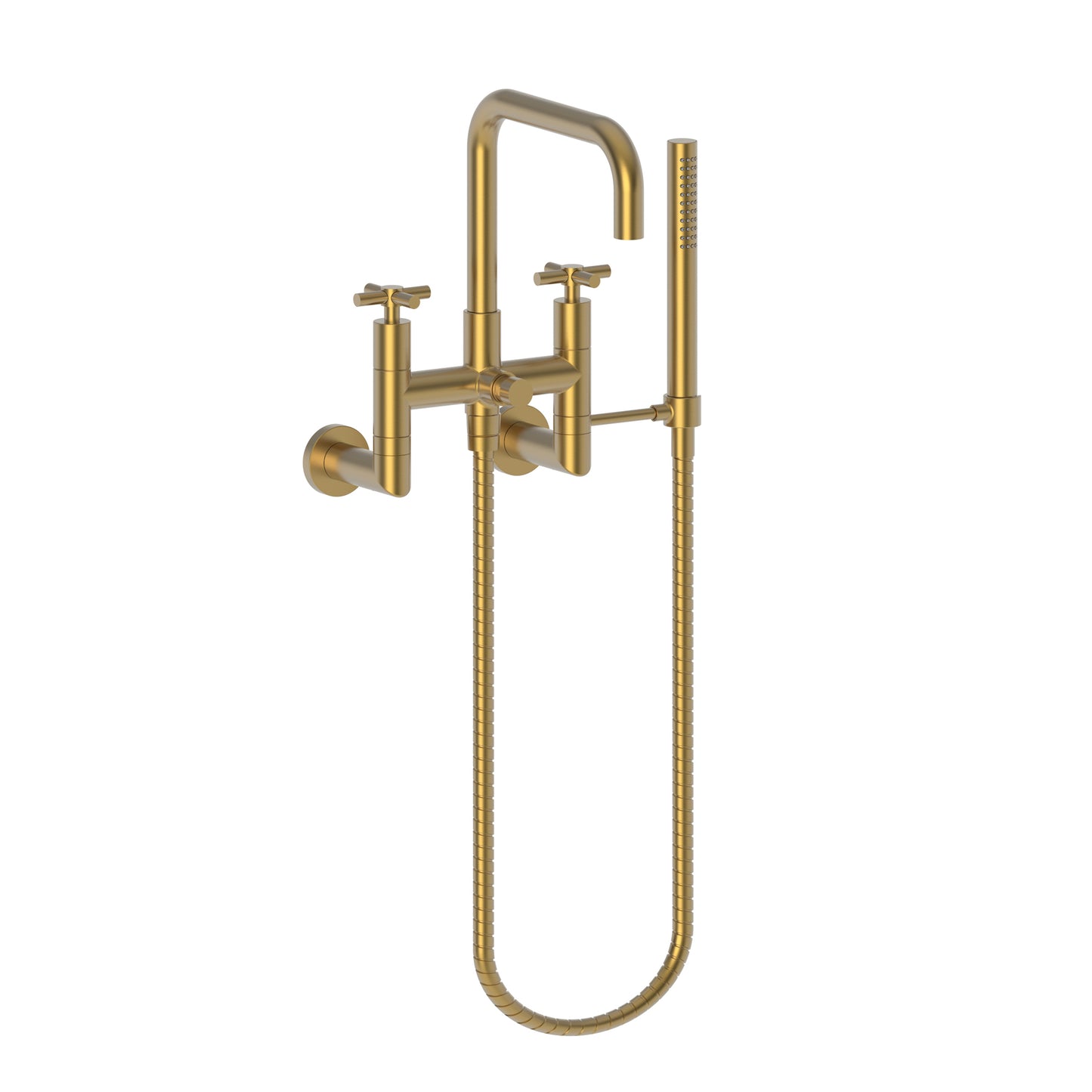 Newport Brass 1400-4282 East Square Exposed Tub & Hand Shower Set - Wall Mount