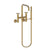 Newport Brass 1400-4282 East Square Exposed Tub & Hand Shower Set - Wall Mount
