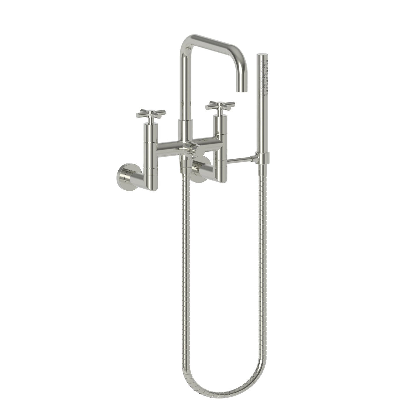 Newport Brass 1400-4282 East Square Exposed Tub & Hand Shower Set - Wall Mount