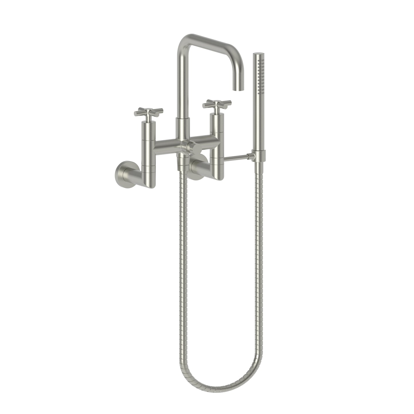 Newport Brass 1400-4282 East Square Exposed Tub & Hand Shower Set - Wall Mount