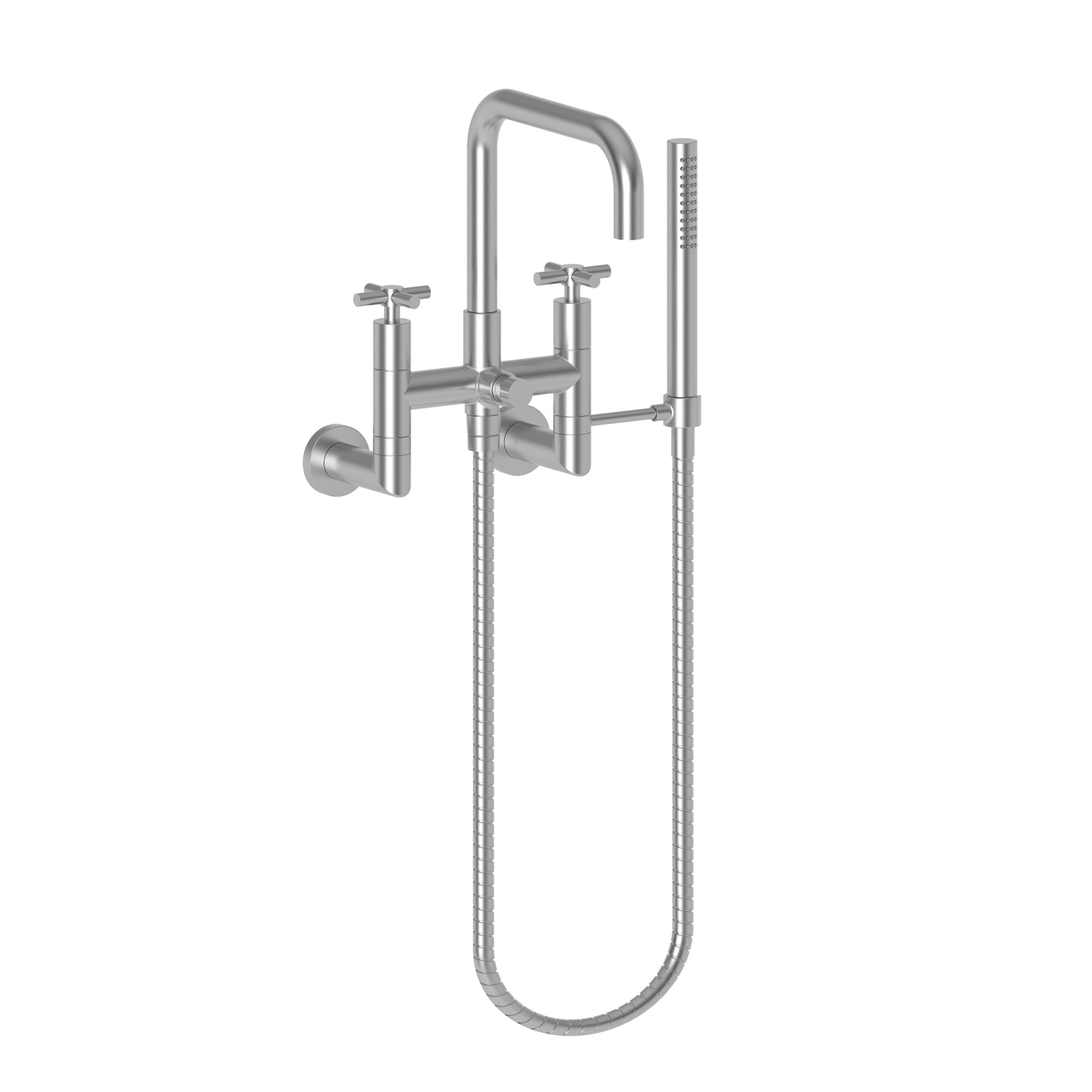 Newport Brass 1400-4282 East Square Exposed Tub & Hand Shower Set - Wall Mount