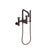 Newport Brass 1400-4282 East Square Exposed Tub & Hand Shower Set - Wall Mount