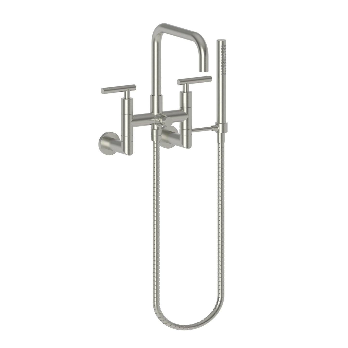 Newport Brass 1400-4283 East Square Exposed Tub & Hand Shower Set - Wall Mount