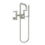 Newport Brass 1400-4283 East Square Exposed Tub & Hand Shower Set - Wall Mount