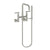 Newport Brass 1400-4283 East Square Exposed Tub & Hand Shower Set - Wall Mount