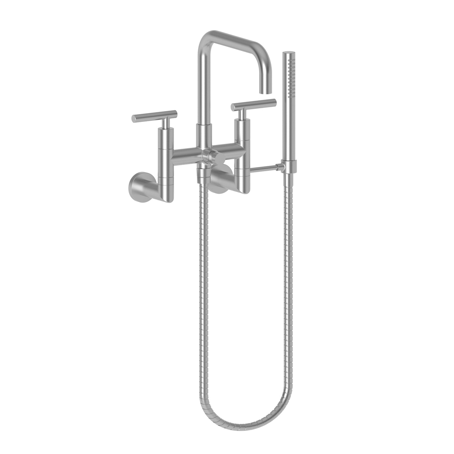Newport Brass 1400-4283 East Square Exposed Tub & Hand Shower Set - Wall Mount