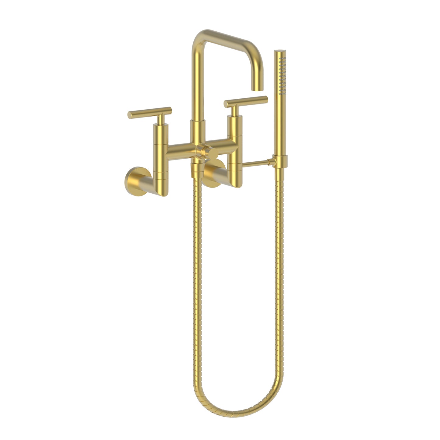 Newport Brass 1400-4283 East Square Exposed Tub & Hand Shower Set - Wall Mount