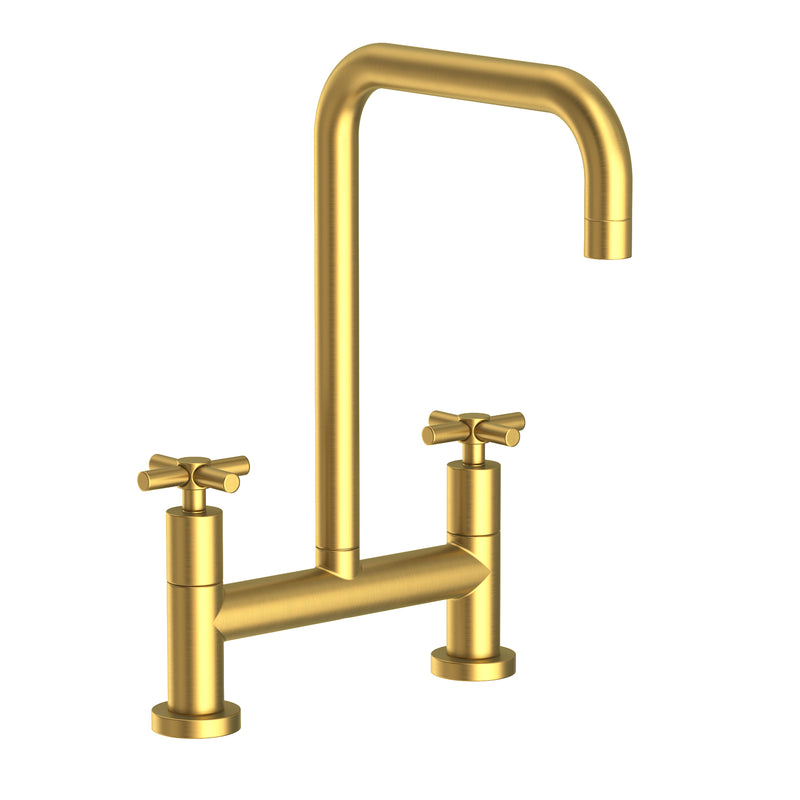 Newport Brass 1400-5402 East Square Kitchen Bridge Faucet