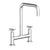 Newport Brass 1400-5402 East Square Kitchen Bridge Faucet