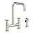 Newport Brass 1400-5412 East Square Kitchen Bridge Faucet with Side Spray