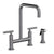 Newport Brass 1400-5413 East Square Kitchen Bridge Faucet With Side Spray