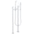 Newport Brass 1500-4262 East Linear Exposed Tub & Hand Shower Set w/Risers