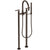 Newport Brass 1500-4263 East Linear Exposed Tub & Hand Shower Set W/Risers