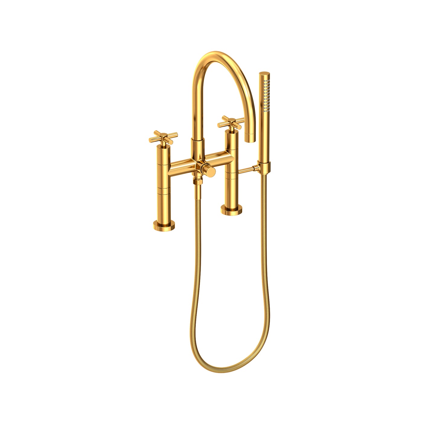 Newport Brass 1500-4272 East Linear Exposed Tub & Hand Shower Set - Deck Mount