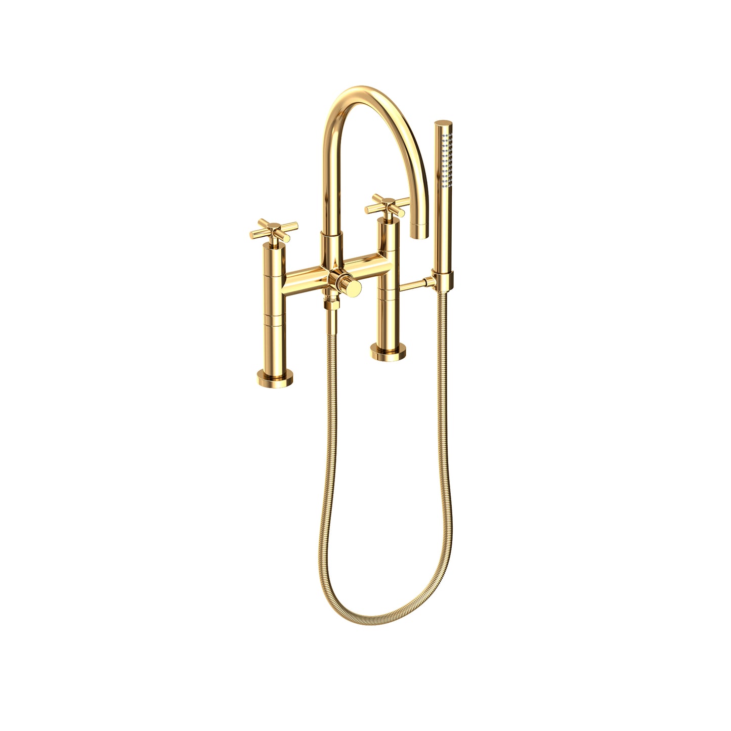 Newport Brass 1500-4272 East Linear Exposed Tub & Hand Shower Set - Deck Mount