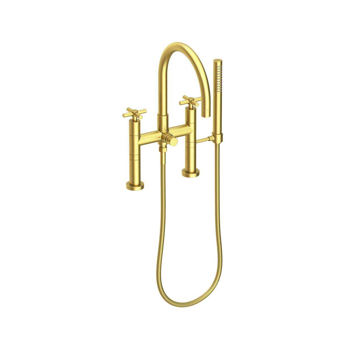 Newport Brass 1500-4272 East Linear Exposed Tub & Hand Shower Set - Deck Mount