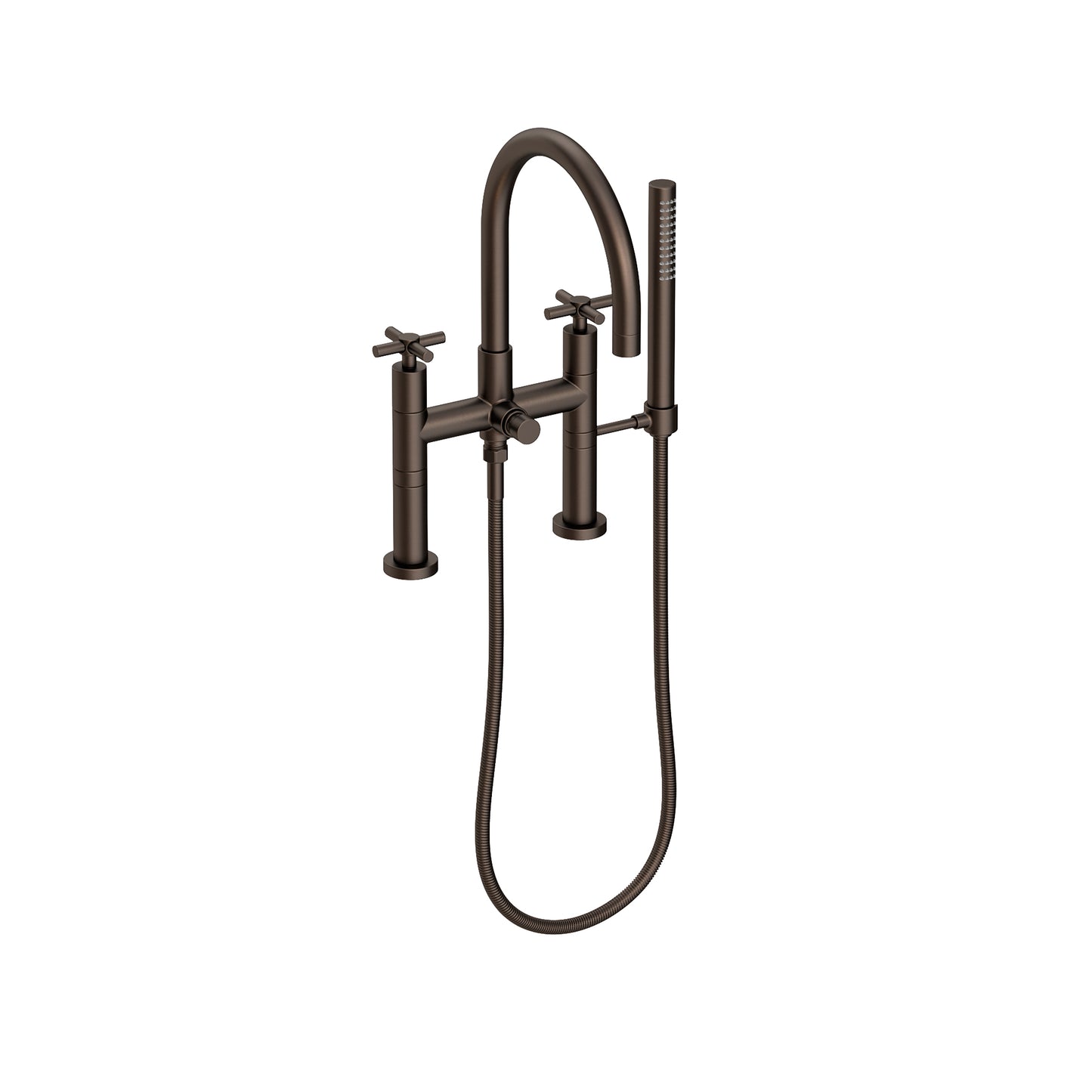Newport Brass 1500-4272 East Linear Exposed Tub & Hand Shower Set - Deck Mount