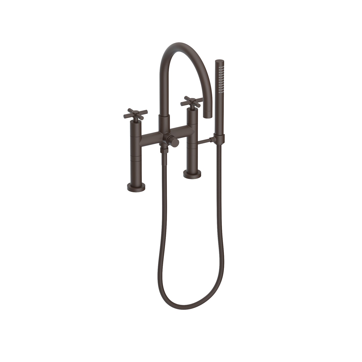 Newport Brass 1500-4272 East Linear Exposed Tub & Hand Shower Set - Deck Mount