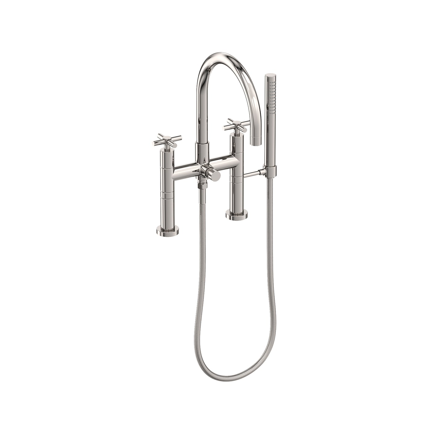 Newport Brass 1500-4272 East Linear Exposed Tub & Hand Shower Set - Deck Mount