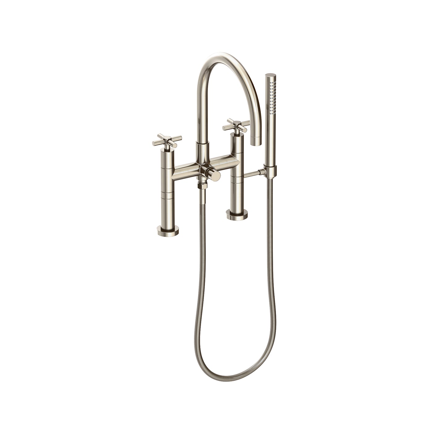 Newport Brass 1500-4272 East Linear Exposed Tub & Hand Shower Set - Deck Mount