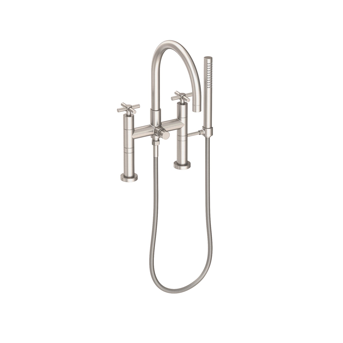 Newport Brass 1500-4272 East Linear Exposed Tub & Hand Shower Set - Deck Mount