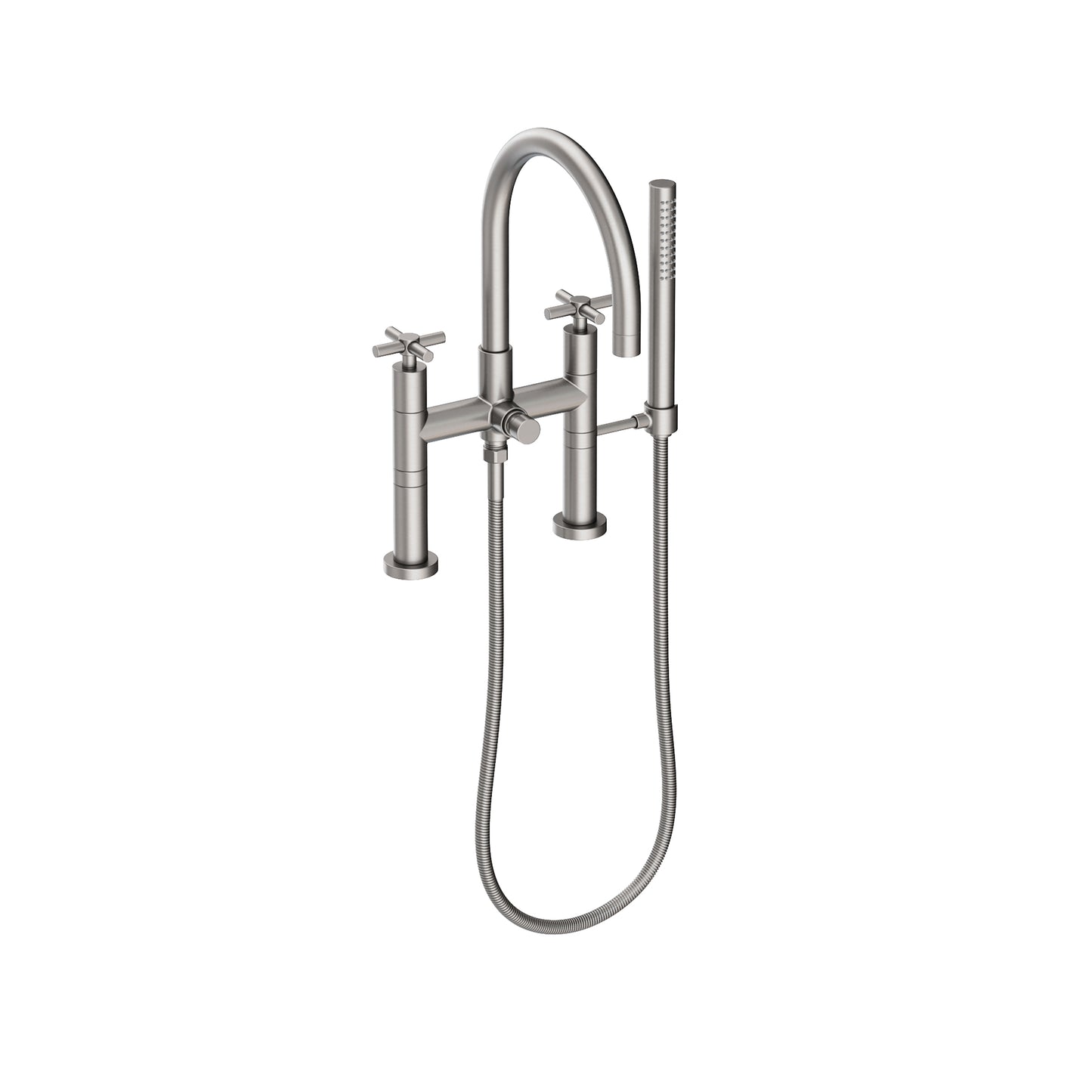 Newport Brass 1500-4272 East Linear Exposed Tub & Hand Shower Set - Deck Mount