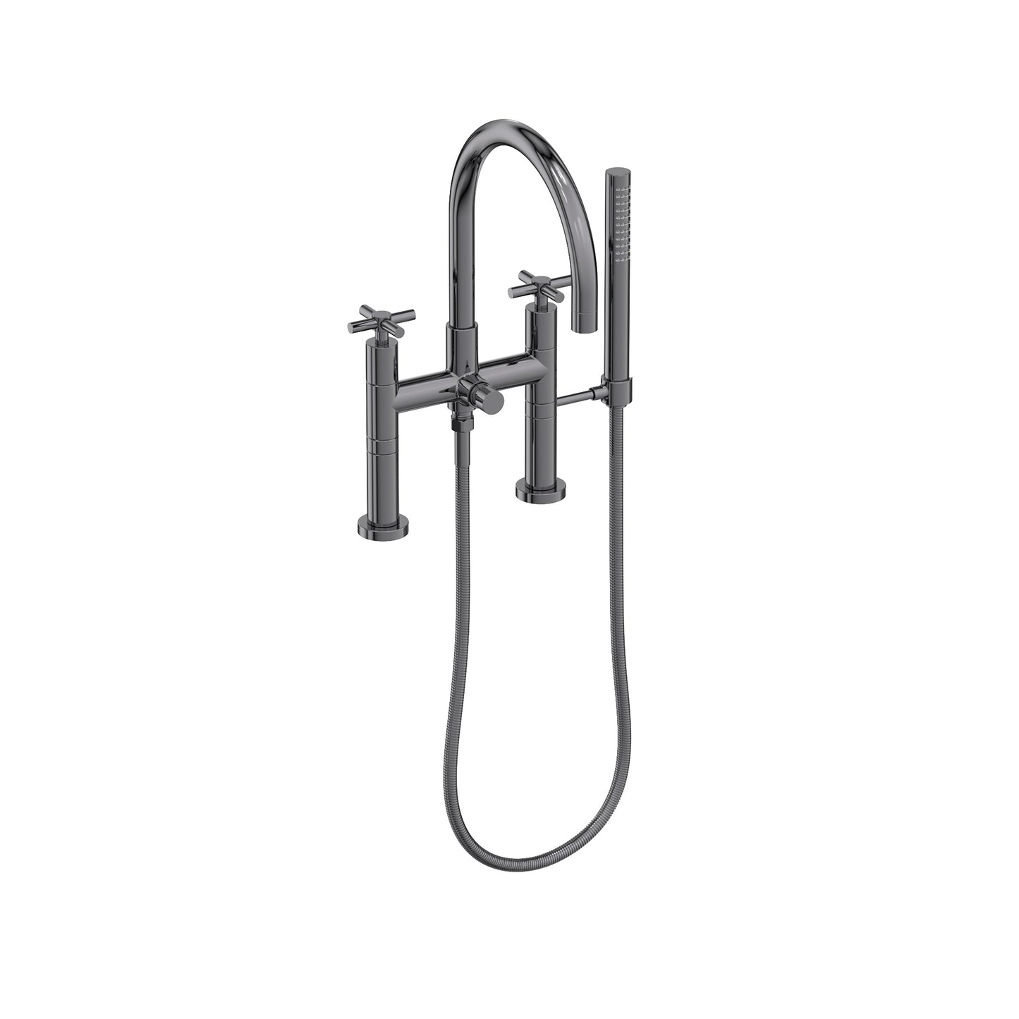 Newport Brass 1500-4272 East Linear Exposed Tub & Hand Shower Set - Deck Mount