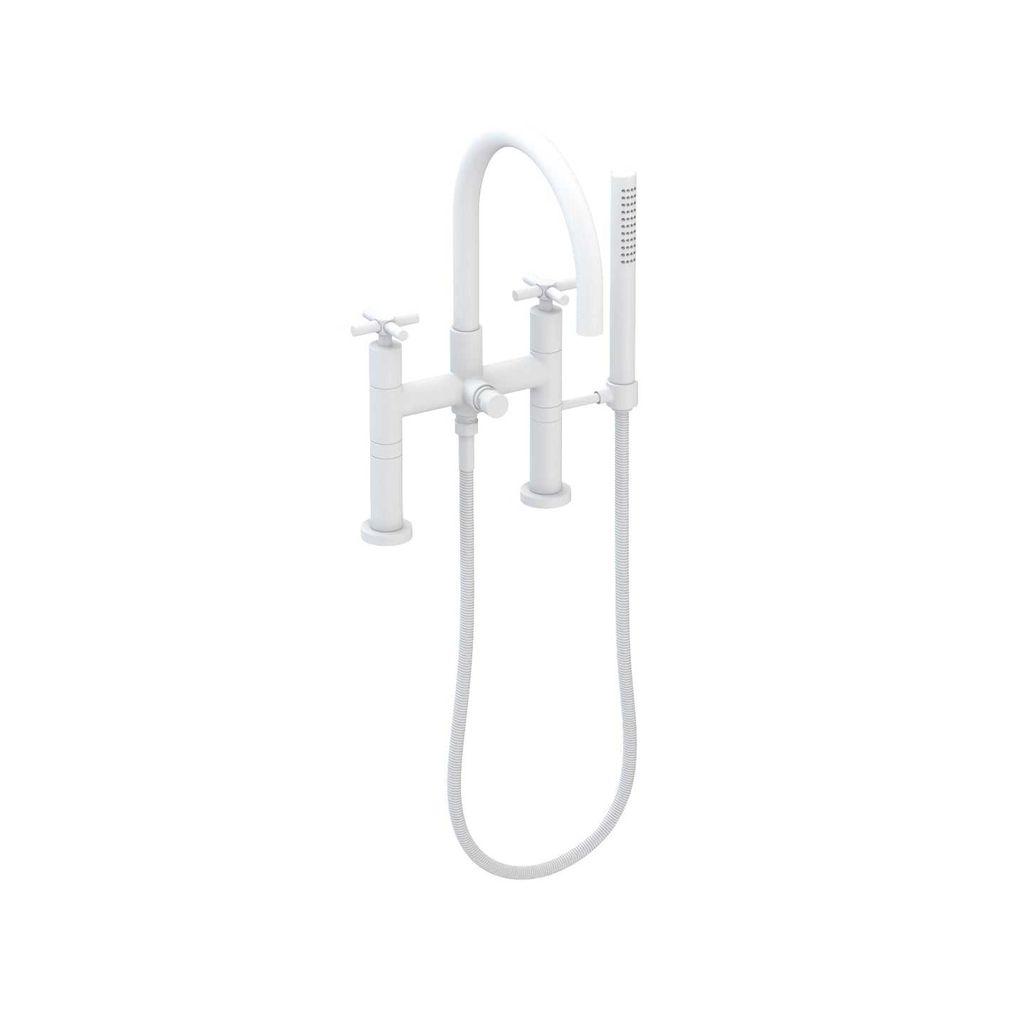 Newport Brass 1500-4272 East Linear Exposed Tub & Hand Shower Set - Deck Mount