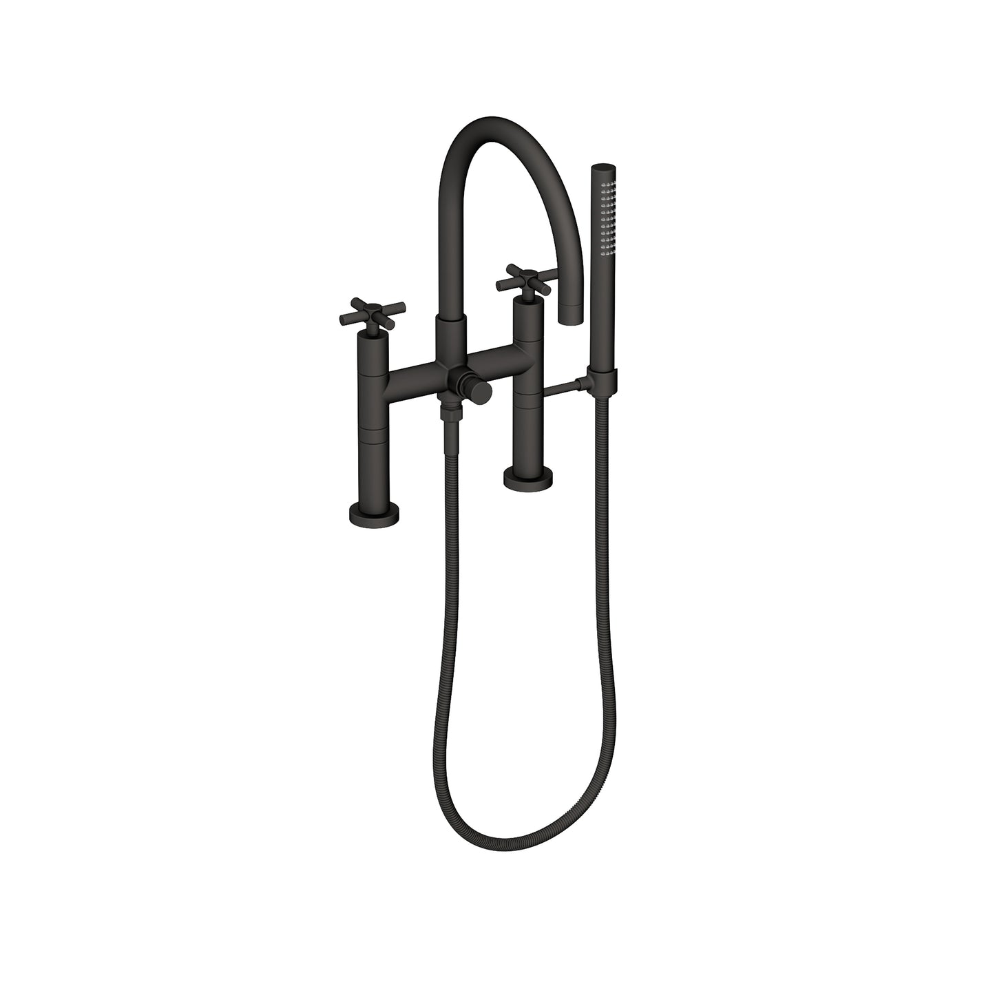 Newport Brass 1500-4272 East Linear Exposed Tub & Hand Shower Set - Deck Mount