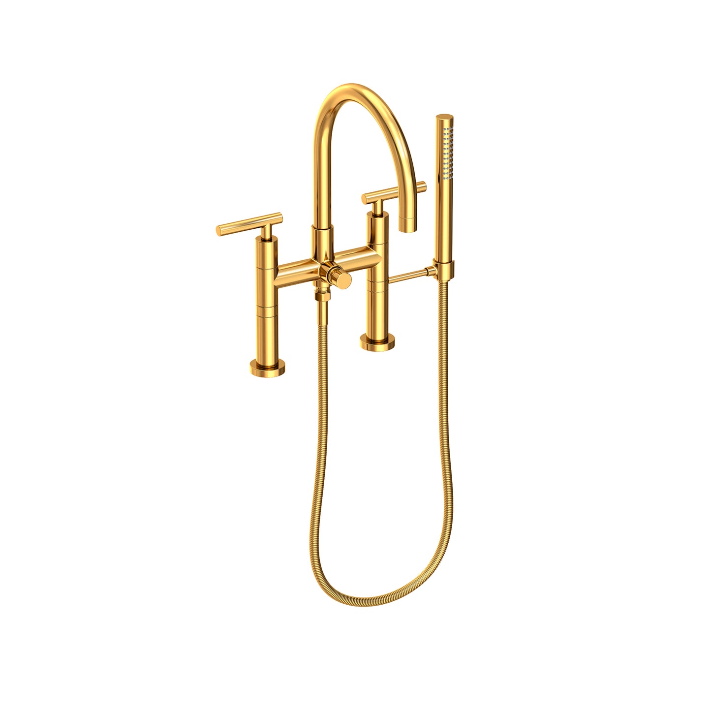 Newport Brass 1500-4273 East Linear Exposed Tub & Hand Shower Set - Deck Mount