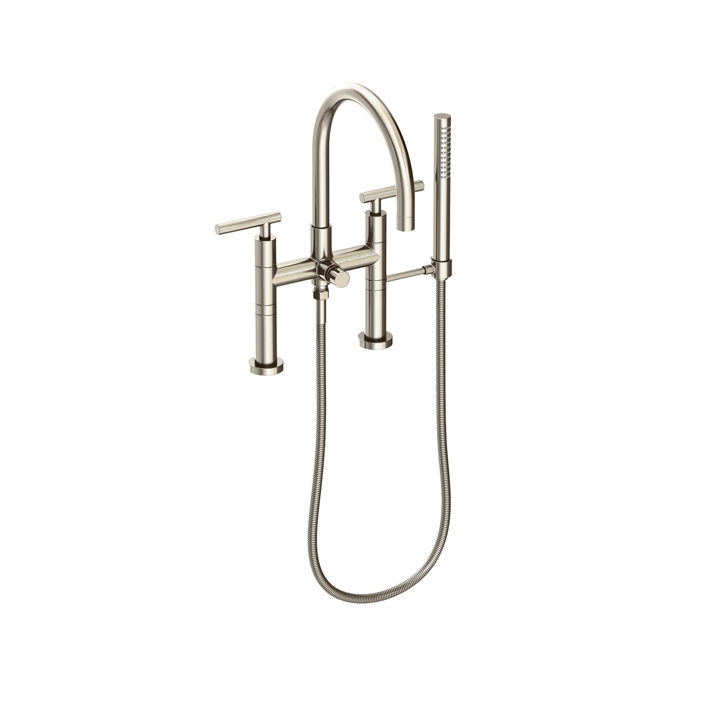 Newport Brass 1500-4273 East Linear Exposed Tub & Hand Shower Set - Deck Mount