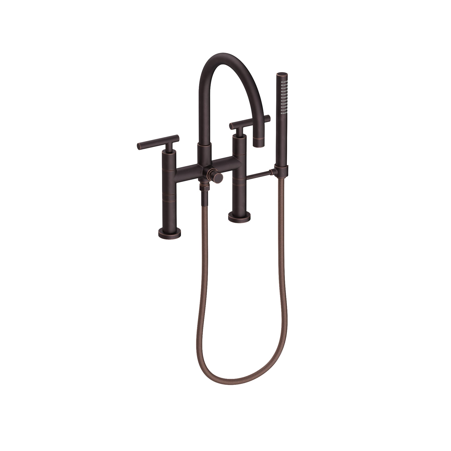 Newport Brass 1500-4273 East Linear Exposed Tub & Hand Shower Set - Deck Mount