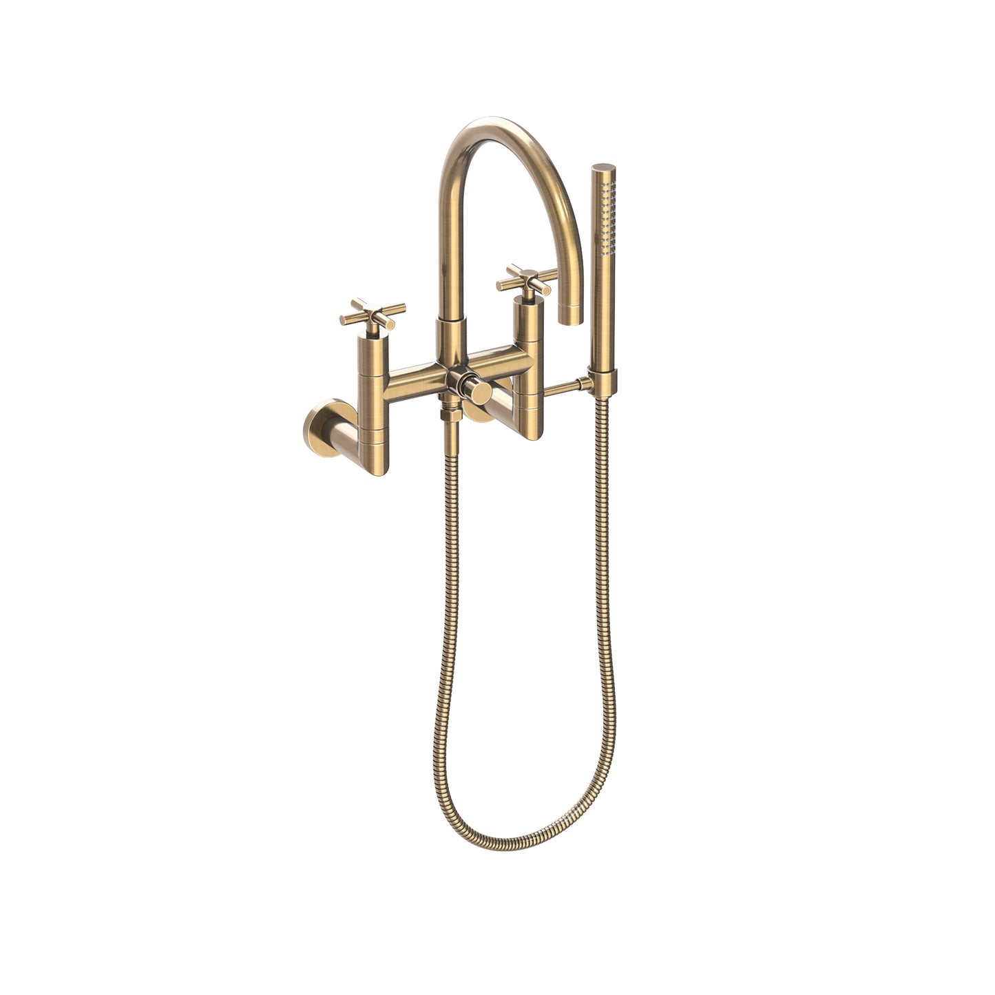 Newport Brass 1500-4282 East Linear Exposed Tub & Hand Shower Set - Wall Mount