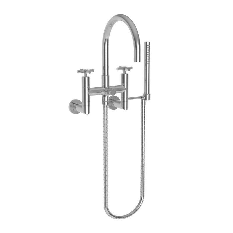 Newport Brass 1500-4282 East Linear Exposed Tub & Hand Shower Set - Wall Mount