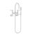Newport Brass 1500-4283 East Linear Exposed Tub & Hand Shower Set - Wall Mount