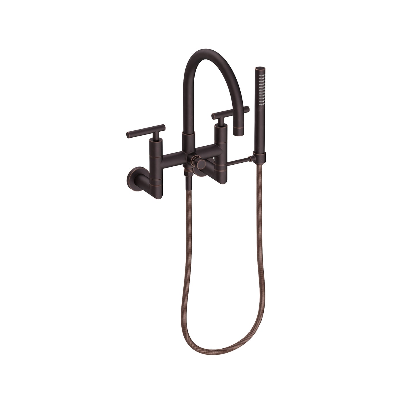 Newport Brass 1500-4283 East Linear Exposed Tub & Hand Shower Set - Wall Mount