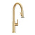 Newport Brass 1500-5173 East Linear Pull-Down Kitchen Faucet - Trigger Spray